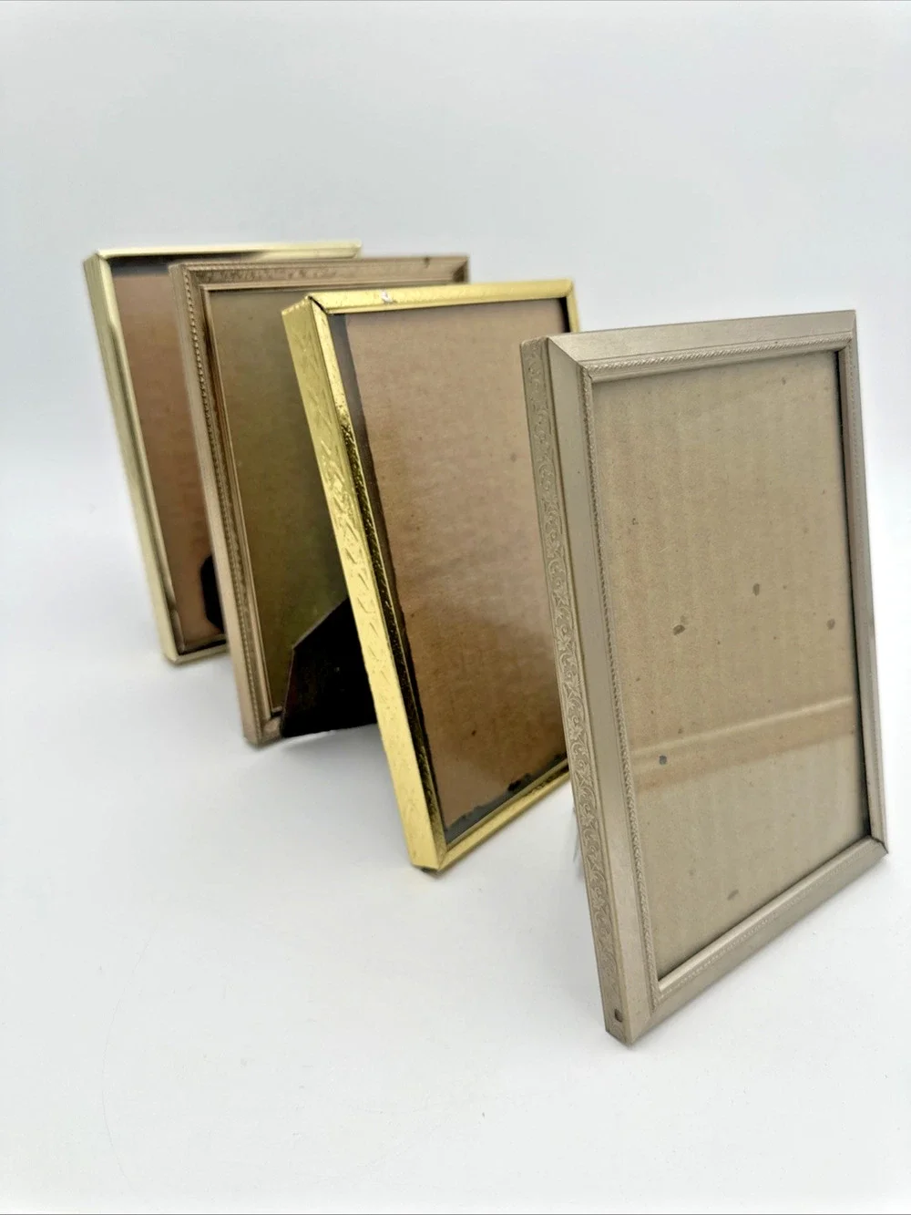Lot of 4 Vintage Gold-Toned Metal 5